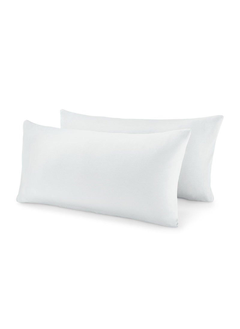 Tchibo - Jersey Pillowcases Set of 2, White - Image 1