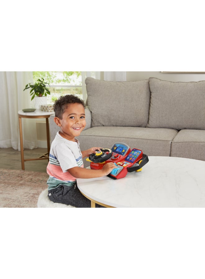 vtech Race & Discover Driver™ | Interactive Kids Driving Toy with Steering Wheel, Gear Shift & Game Screen | 20 Educational Games, Racetracks & Town Adventures | Ages 3–6 - Image 5