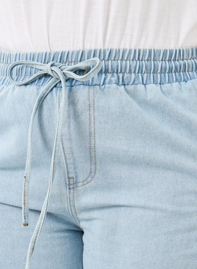 ستايلي جينز ستايلي بلس واسع الساق برباط - Image 3