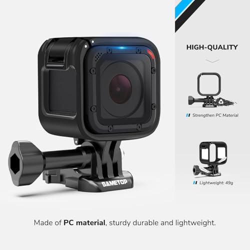 Sametop Case Frame Mount Housing Compatible with GoPro Hero 5 4 Session Cameras - Image 4