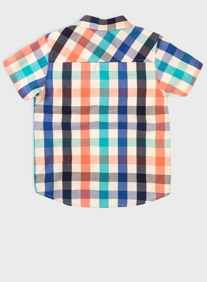 MINOTI Kids Checked Shirt