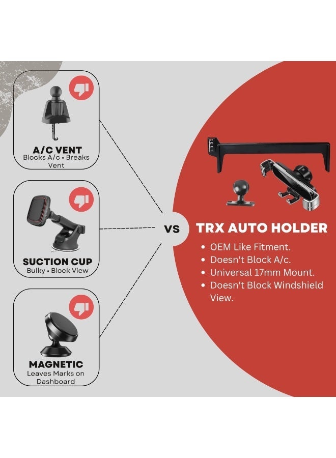 TRX AUTO Phone Holder For Jetour T2 2021–2025 – Rotating Dashboard Mount with Anti-Shock Design - Image 3