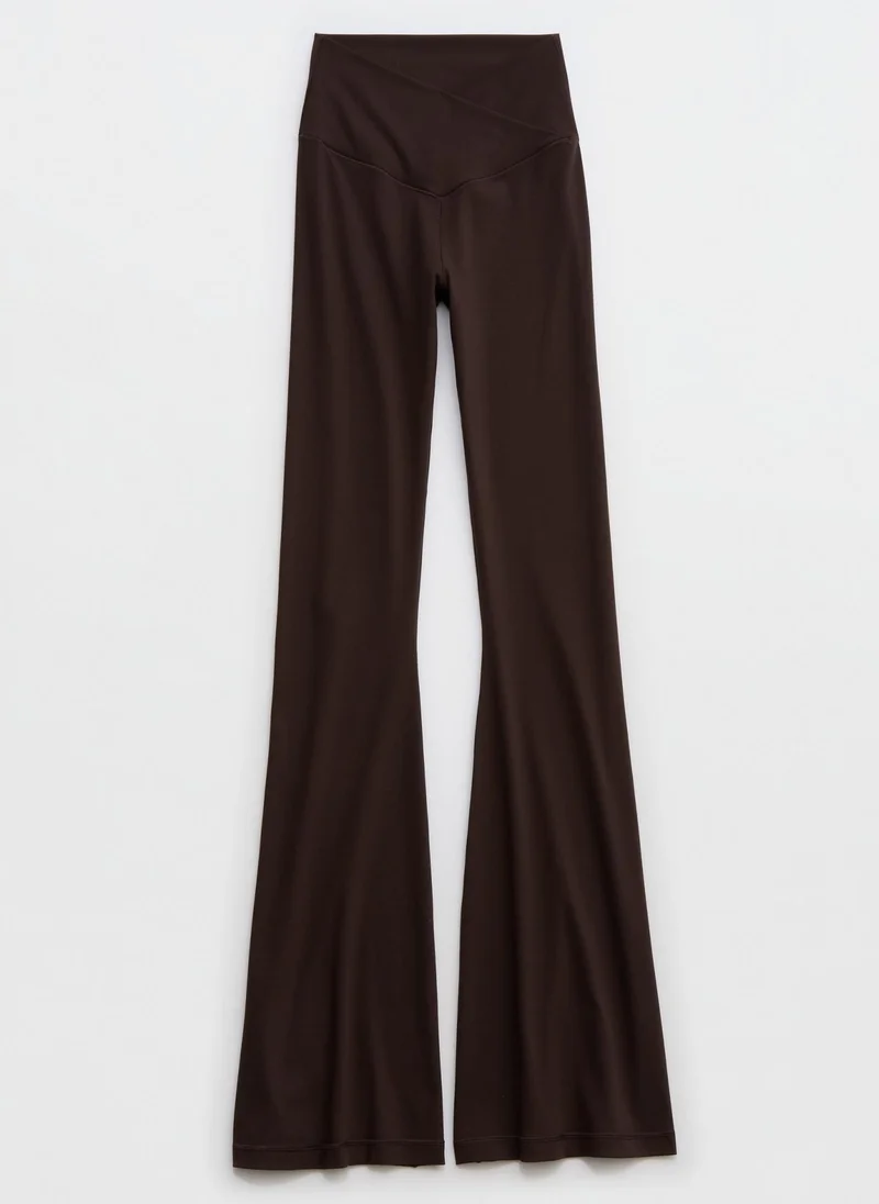 Aerie OFFLINE By Aerie Real Me High Waisted Crossover Flare Leggings