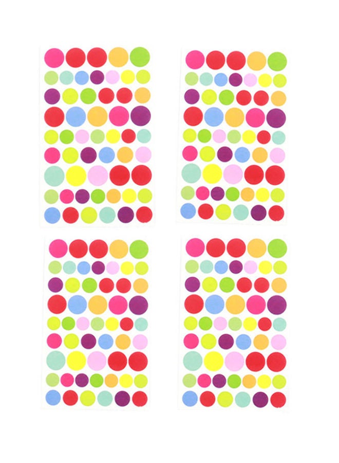 نيبمينينت مجموعة ملصقات على شكل نقاط متعددة الحجم من 30 ورقة 15x10سم - Image 1