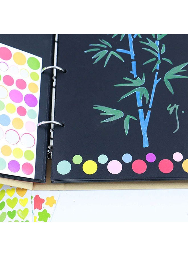 نيبمينينت مجموعة ملصقات على شكل نقاط متعددة الحجم من 30 ورقة 15x10سم - Image 3