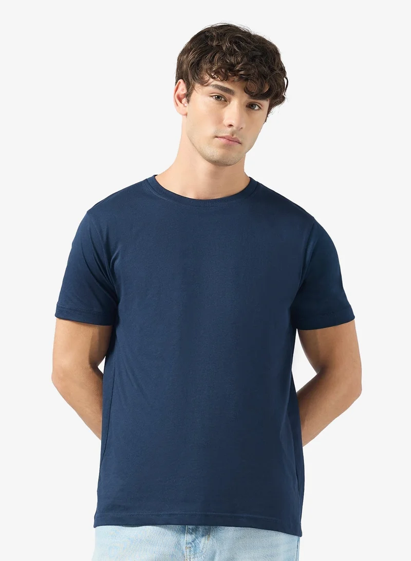 Seventy Five Basics Pack of 2 Round Neck T-Shirt