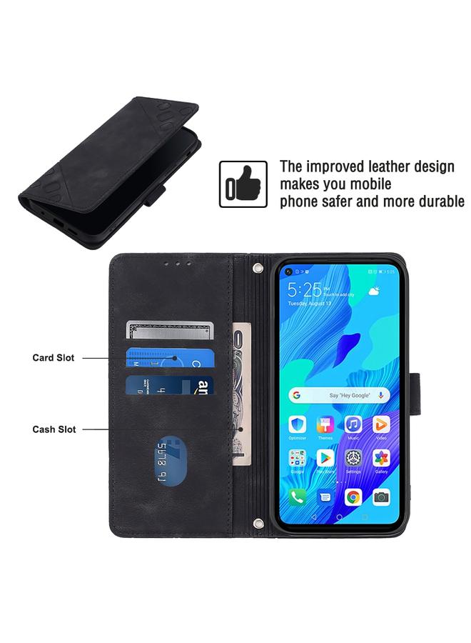 جرين تايجر جراب لهاتف Huawei nova 5T / Honor 20، جراب هاتف من الجلد المنقوش بملمس الجلد - Image 5