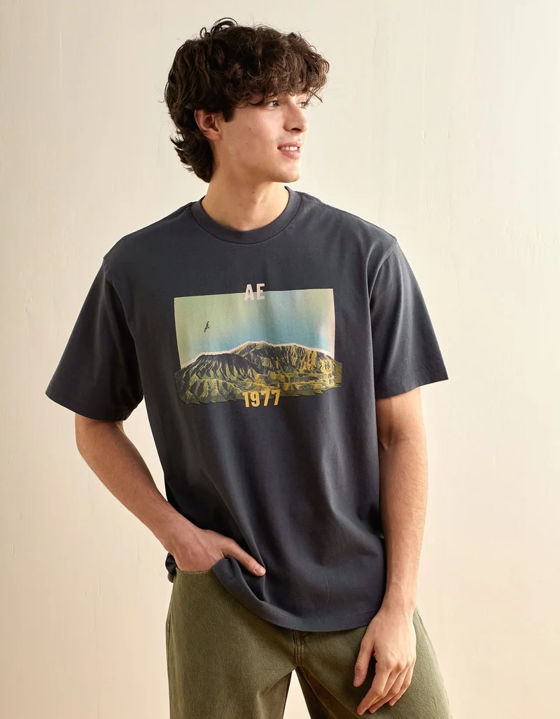 AE Standard Fit Destination Graphic T-Shirt