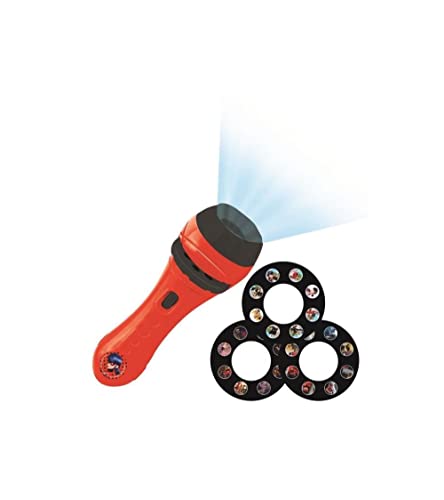LEXiBOOK Miraculous Stories Projector Torch Light and Projector with 3 Discs 24 Images Create Your own Stories LTC050MI - Image 3