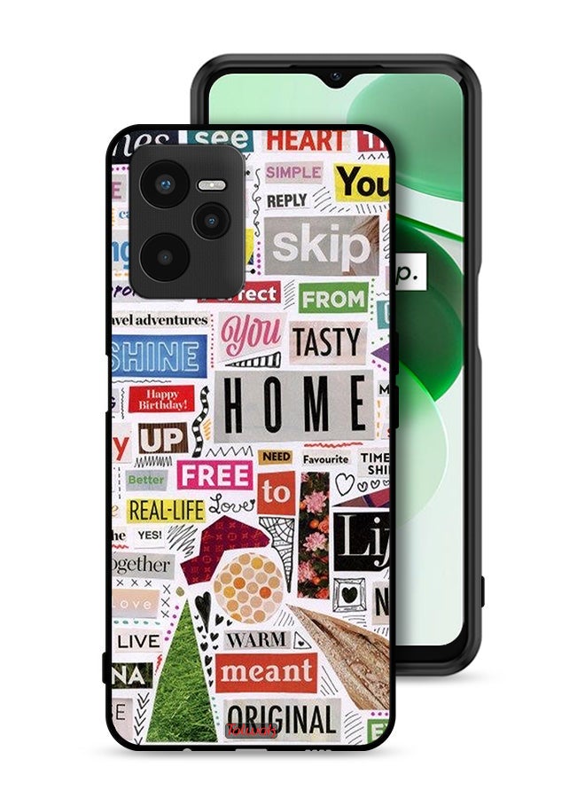 Tolwak Realme C35 Protective Case Cover Meant Original Stickers - Image 1