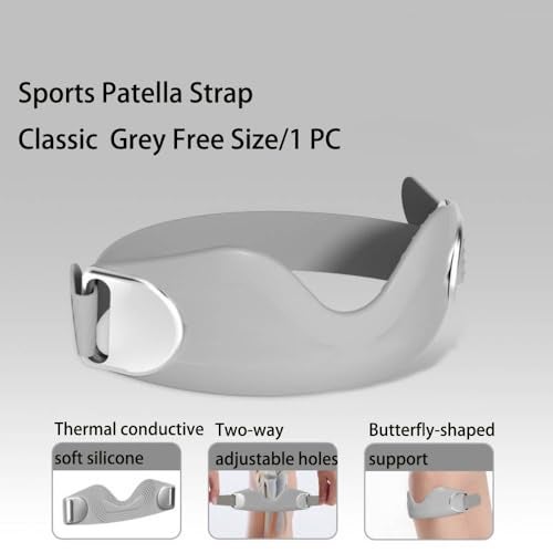 ZHENAN Pro Silicone Knee Strap for Men & Women Pain Relief Brace,Adjustable Knee Support -Anti-Sweat & Comfortable Patellar Tendon Strap for Sports, Gym Patellar Tendon Protection & Injury Recovery - Image 5