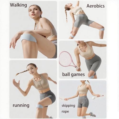 ZHENAN Pro Silicone Knee Strap for Men & Women Pain Relief Brace,Adjustable Knee Support -Anti-Sweat & Comfortable Patellar Tendon Strap for Sports, Gym Patellar Tendon Protection & Injury Recovery - Image 4