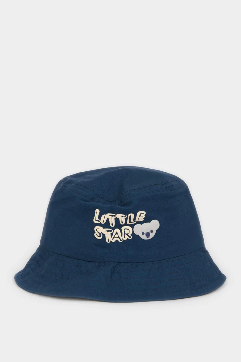 ديفاكتو Baby Boy Cotton Printed Bob Hat