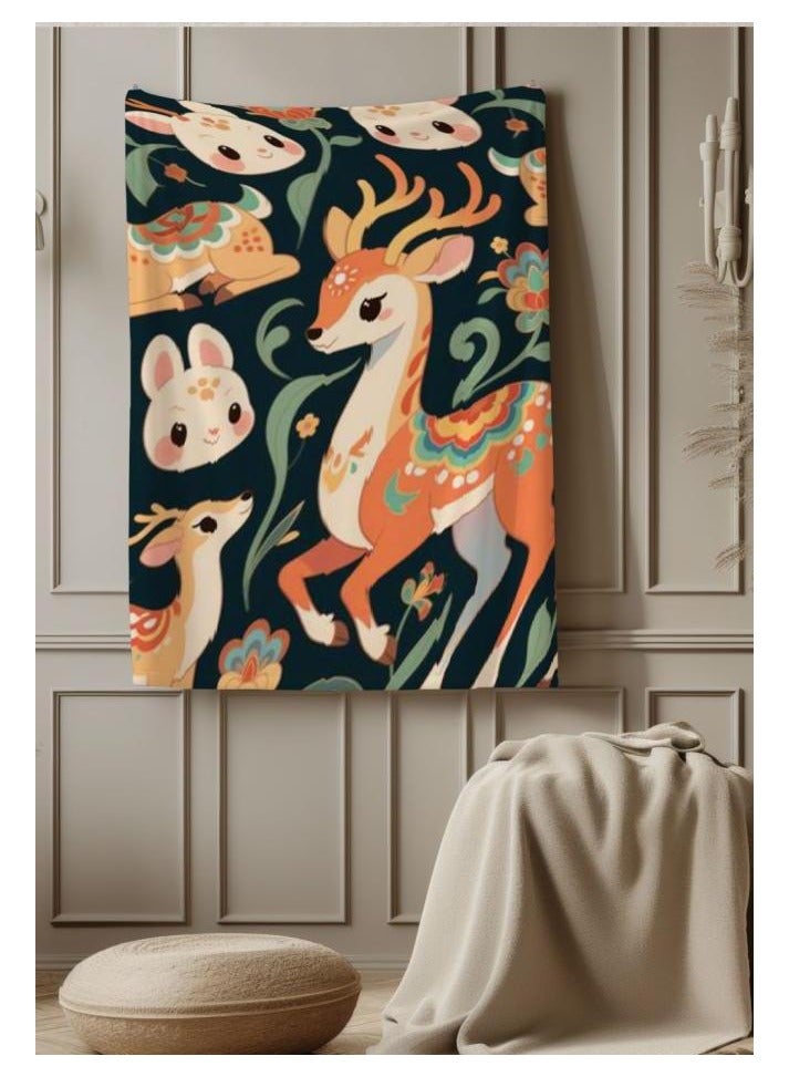 عام بطانية رقيقة من الفانيلا (دافئة ومريحة، ومناسبة للنوم واستخدام الألعاب وإزالة الغبار ومقاومة للرمل) 150 سم * 200 سم - 1176 - Image 1