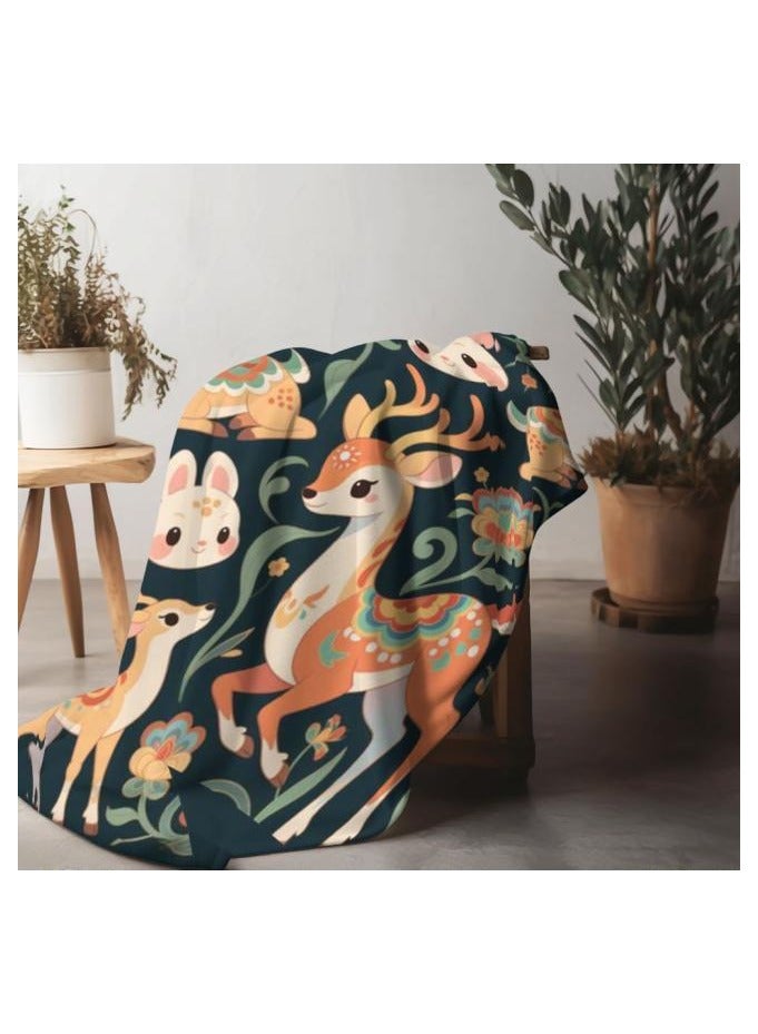 عام بطانية رقيقة من الفانيلا (دافئة ومريحة، ومناسبة للنوم واستخدام الألعاب وإزالة الغبار ومقاومة للرمل) 150 سم * 200 سم - 1176 - Image 3