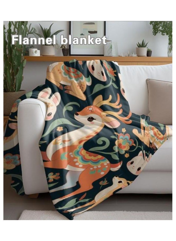 عام بطانية رقيقة من الفانيلا (دافئة ومريحة، ومناسبة للنوم واستخدام الألعاب وإزالة الغبار ومقاومة للرمل) 150 سم * 200 سم - 1176 - Image 4