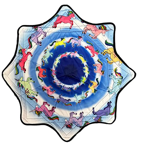 Mougee Mini Star Flow Star 20 Diameter Smaller Size for Smaller Hands and Easier Spinning Unicorns - Image 1