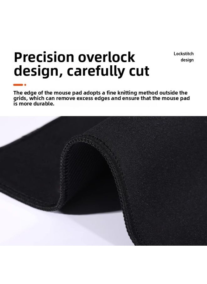 Generic Black Mouse Pad Thickeneded Extra Large Mouse Pad Custom Office Gaming Mouse Pad Natural Silicone Anti-Slip Desk Pad-颜色:300*600*3mm-图案:来图定制鼠标垫  - Image 3
