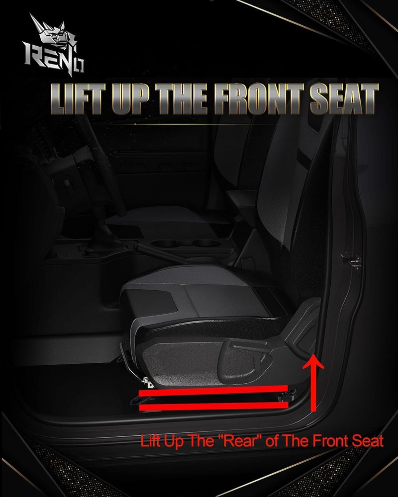RENO Seat Spacers and Recline Kit for Tacoma, FJ Cruiser, 4Runner, GX - Adjustable Height 1/2" to 1.5" - Image 2