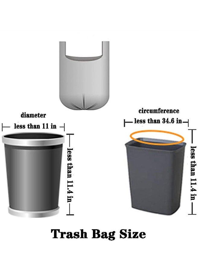 Black Trash Bags,100 Counts Thicken Value 4 Gallon Trash Bag,Breakpoints, 46x60cm  - Image 2