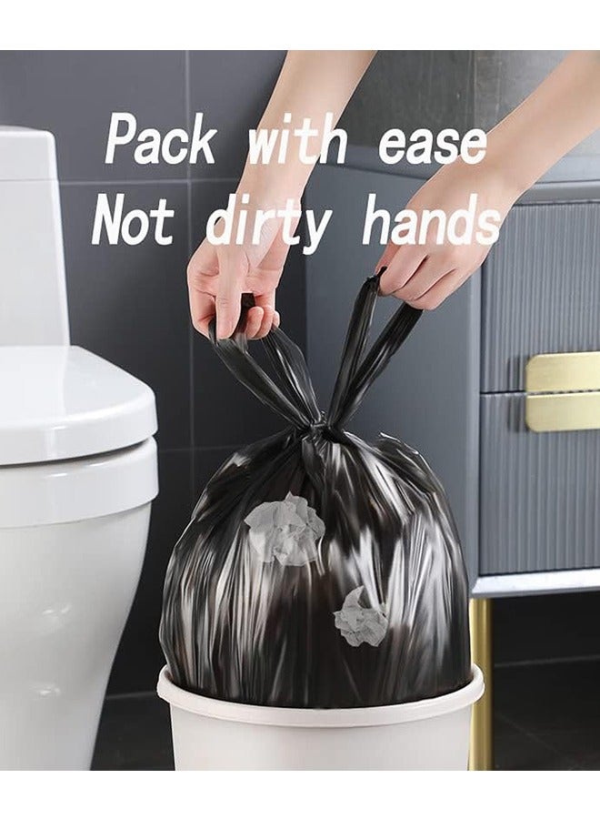 Black Trash Bags,100 Counts Thicken Value 4 Gallon Trash Bag,Breakpoints, 46x60cm  - Image 5