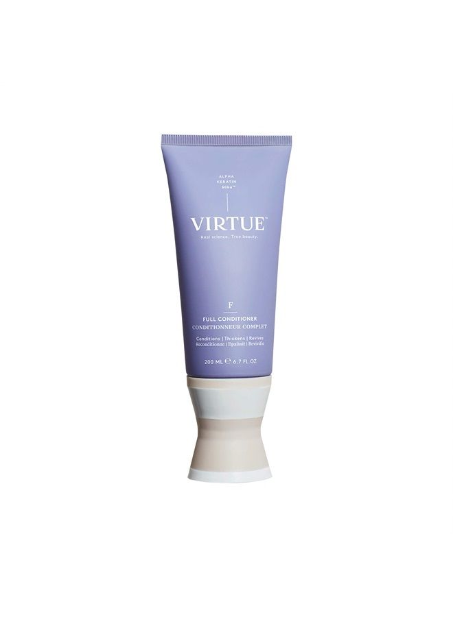 VIRTUE Full Conditioner 6.7 FL OZ | Alpha Keratin Thickens, Volumizes Hair | Sulfate Free, Paraben Free, Color Safe, Vegan - Image 1