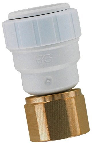 John Guest Speedfit 3/4 Inch CTS x 3/4 Inch NPT Female Swivel Connector, Push to Connect Plastic Plumbing Fitting, White, PSEI452826P - Image 1