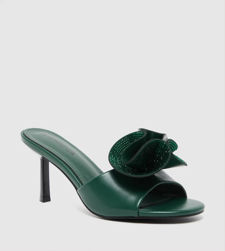 NINE WEST D-RIHANNA Embellished Stiletto Heel Sandals