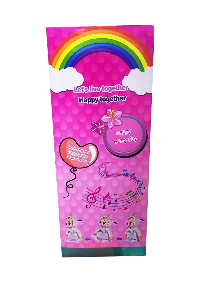 Baby Doll Singing Crying Walking Doll Music Doll For Baby three Red