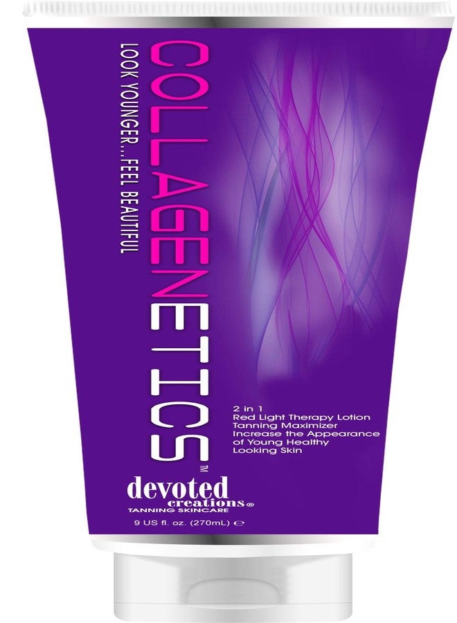 Devoted Creations Collagenetics 2-in-1 Red Light Therapy Prep & Tanning Lotion - 8.5 oz - Image 1