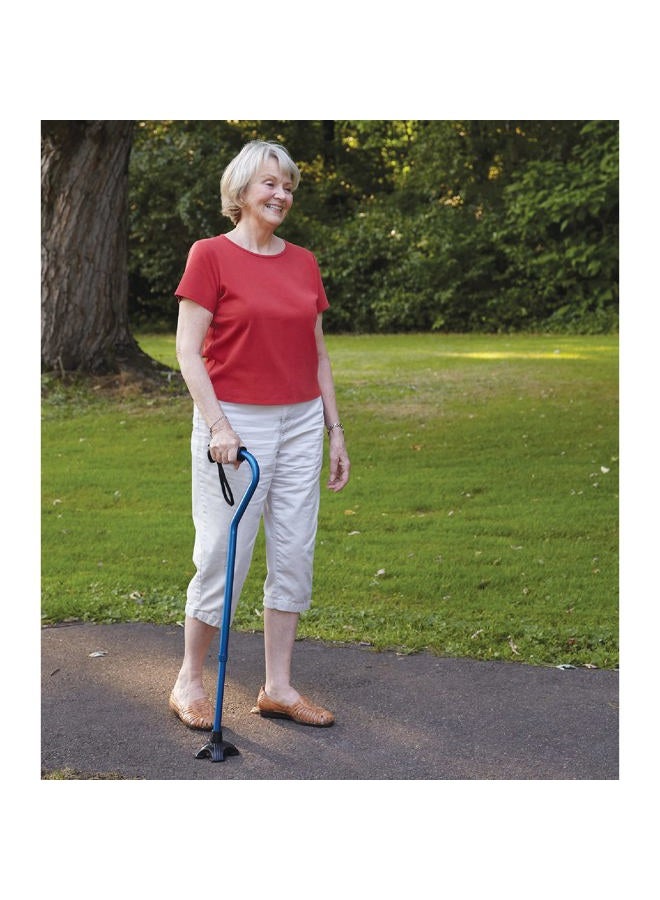 careX Self Standing Cane Tip, Sturdy Non-Slip Rubber, Stabilizing Four Pronged Cane Tip, Quad Cane Base Won't Scuff Floors, Adds Stability to Your Walking Cane - Image 2