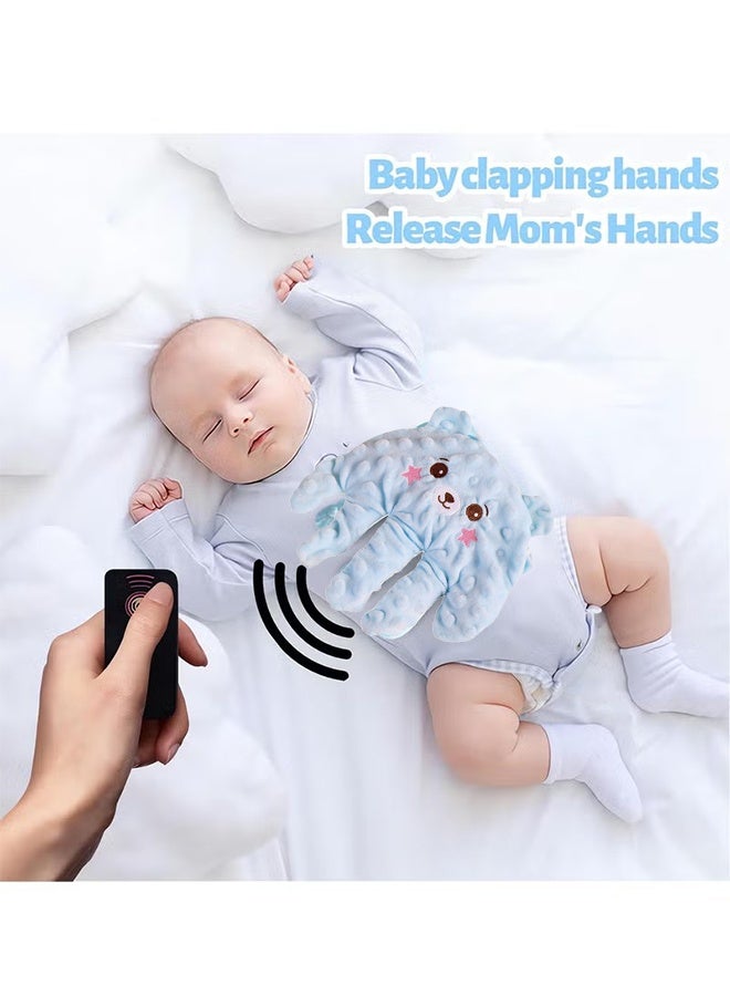 Ocean Baby Soothers for Sleep, Baby Soothing Palm for 0-3 Years, Automatic Patting Patter Pillow, Sleep Buddies for Newborns, with Remote Control - Image 4