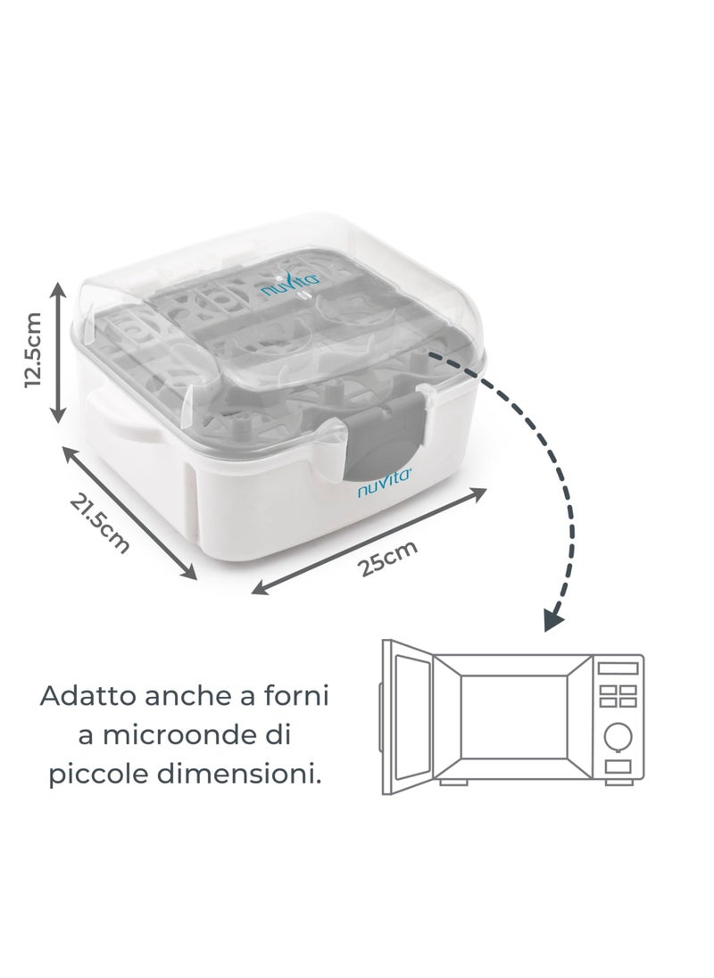 Bottle Steriliser Microwave Sterilisers Compact 10.30 Inches Wide Fit All Microwaves and Baby Bottles Sizes - pzsku/Z238D8D4CBC9FA607CDC2Z/45/_/1710220599/f325d842-820a-4955-bd62-971d82d00c17