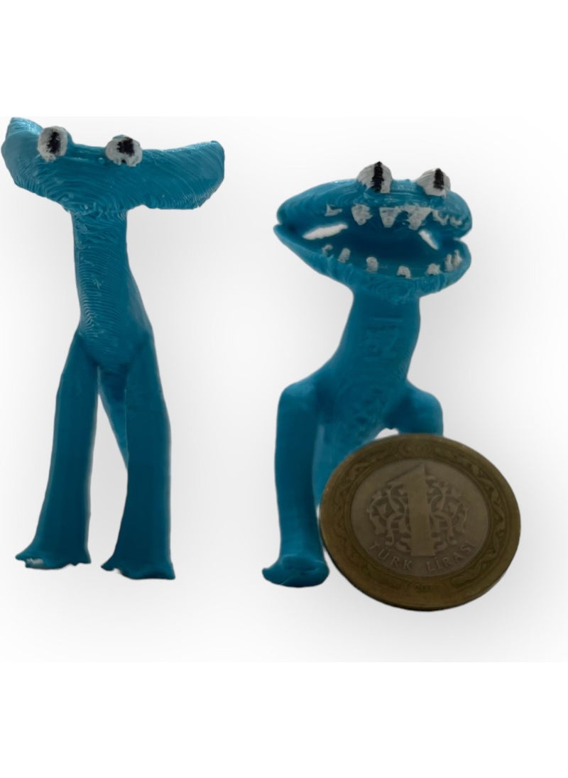 Dalyan Rainbow Friends Cyan Monster Toy Cyan  - Image 3