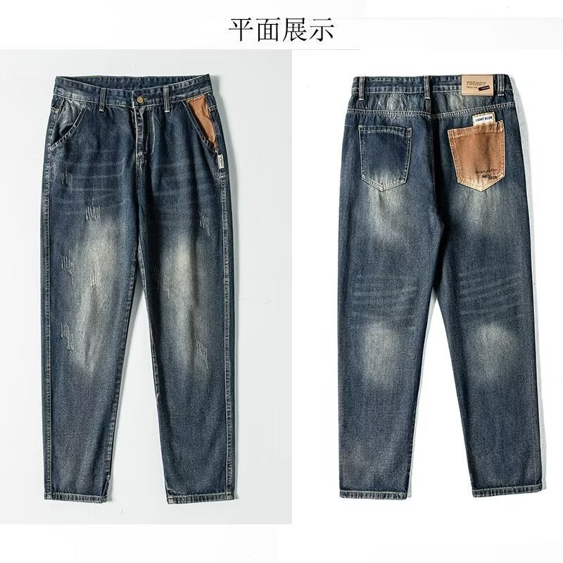 Unisex Casual Daily Denim Jeans - Image 3