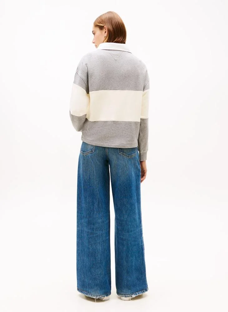 TOMMY HILFIGER Casual Polo Sweatshirt