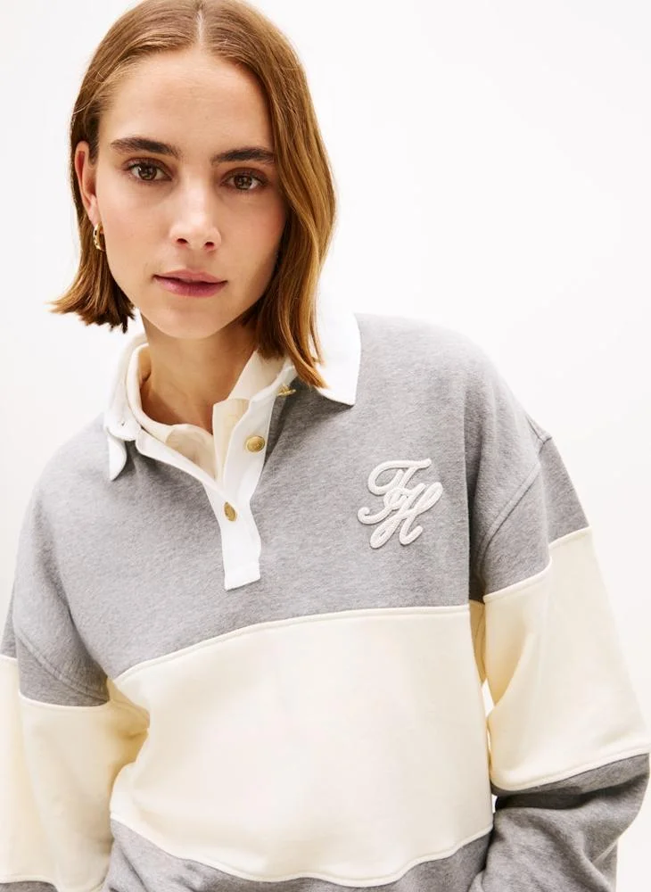 TOMMY HILFIGER Casual Polo Sweatshirt