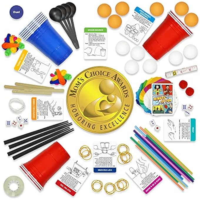Funwares Minute of Fun - The Super Fun Game of 237 1-Minute Challenges for Duels, Teams and Parties - Family Party Game for Kids and Adults - Image 3