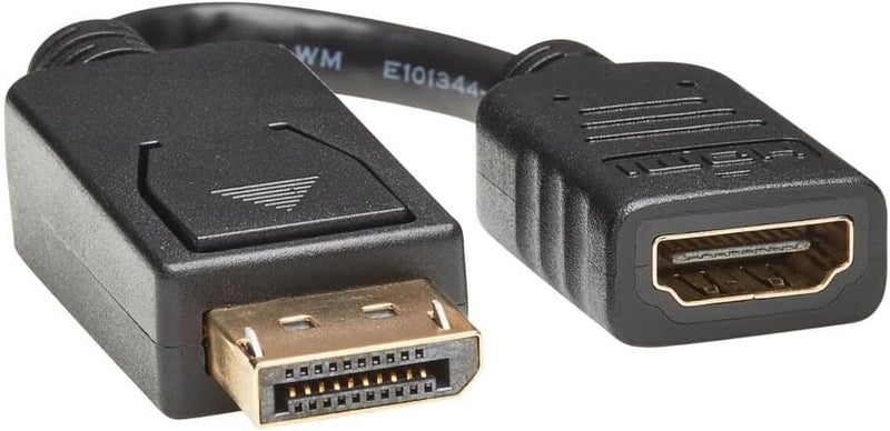 Tripp Lite DisplayPort to HDMI Converter Adapter, DP to HDMI, 1080p (1920 x 1200) (M/F), 6 in. (P136-000) - Image 1