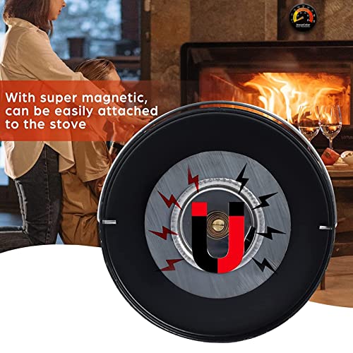 JossaColar Wood Stove Thermometer Magnetic Pipe Thermometers Fireplace Temperature Gauge Flue Thermometer for Avoiding Stove Fan Damage by Overheat (2 Pieces) - Image 4