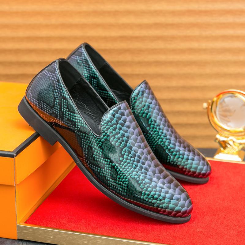 46 Large Size Autumn Slip-On Loafers Men'S Business Casual Leather Shoes British Style Lazy Shoes Versatile Moccasins - Image 3