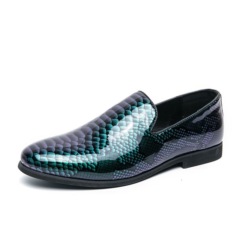 46 Large Size Autumn Slip-On Loafers Men'S Business Casual Leather Shoes British Style Lazy Shoes Versatile Moccasins - Image 1