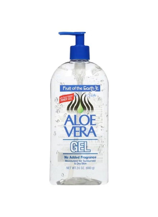 Fruit of the earth Moisturer Gel, Aloe Vera, 12 Ounce  - Image 1
