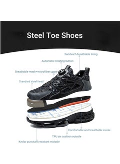 Steel Toe Shoes for Men Lightweight Safety Shoes Comfortable Puncture Proof Slip On Indestructible Work Shoes. - pzsku/Z238E0C801B770DDB8264Z/45/_/1728890666/13a4e762-8f0f-46c9-96d6-33dcd8976cbc