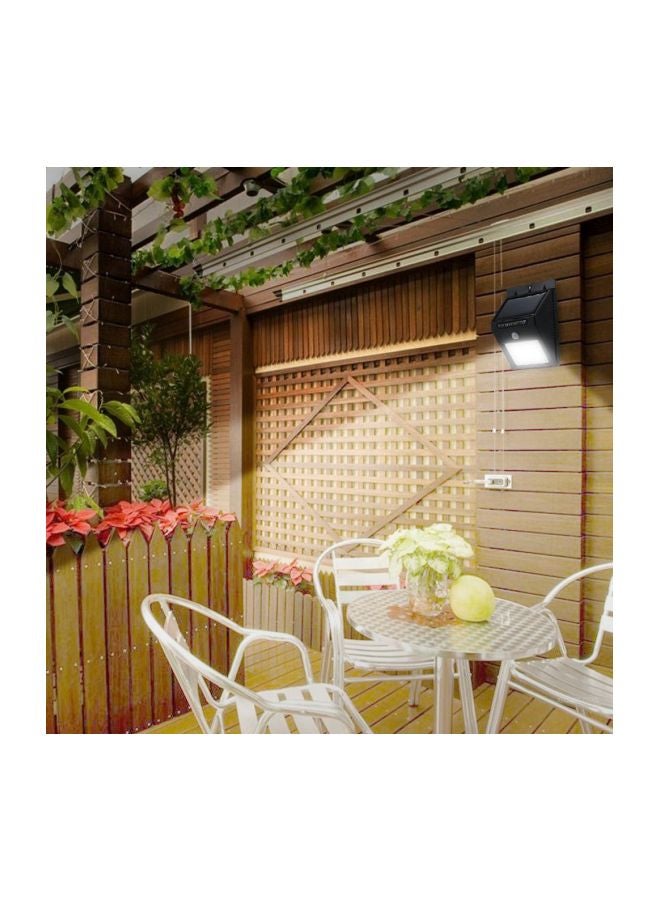 إسكدنيا مصباح LED جداري قابل للشحن يعمل بالطاقة الشمسية من 4 قطع . أسود 12x9.6x4.8سم - Image 5