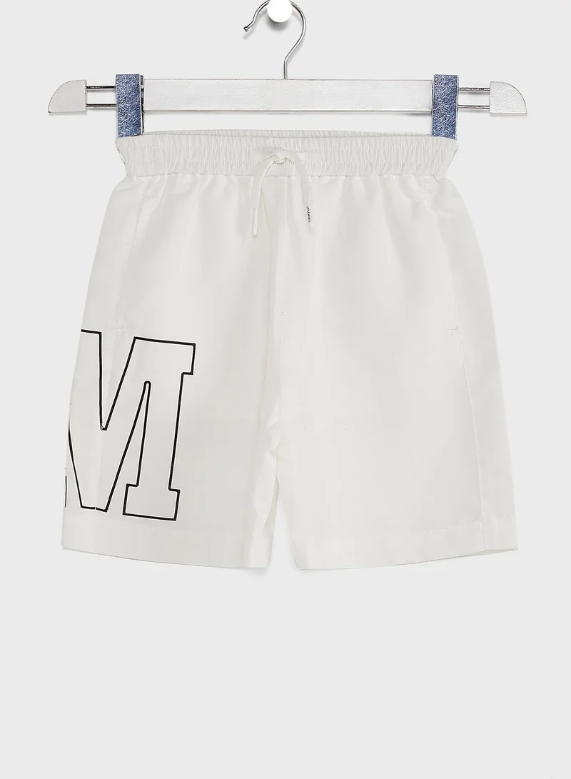Little MO & CO Kids Graphic Shorts