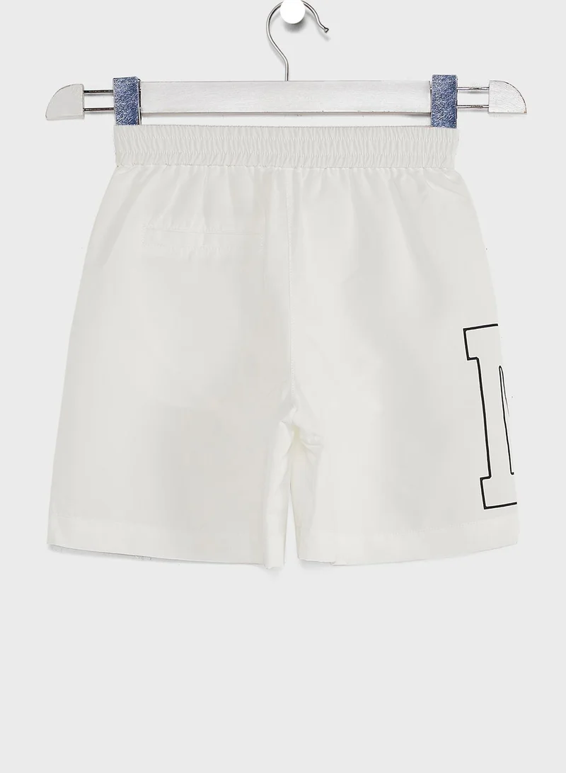 Little MO & CO Kids Graphic Shorts