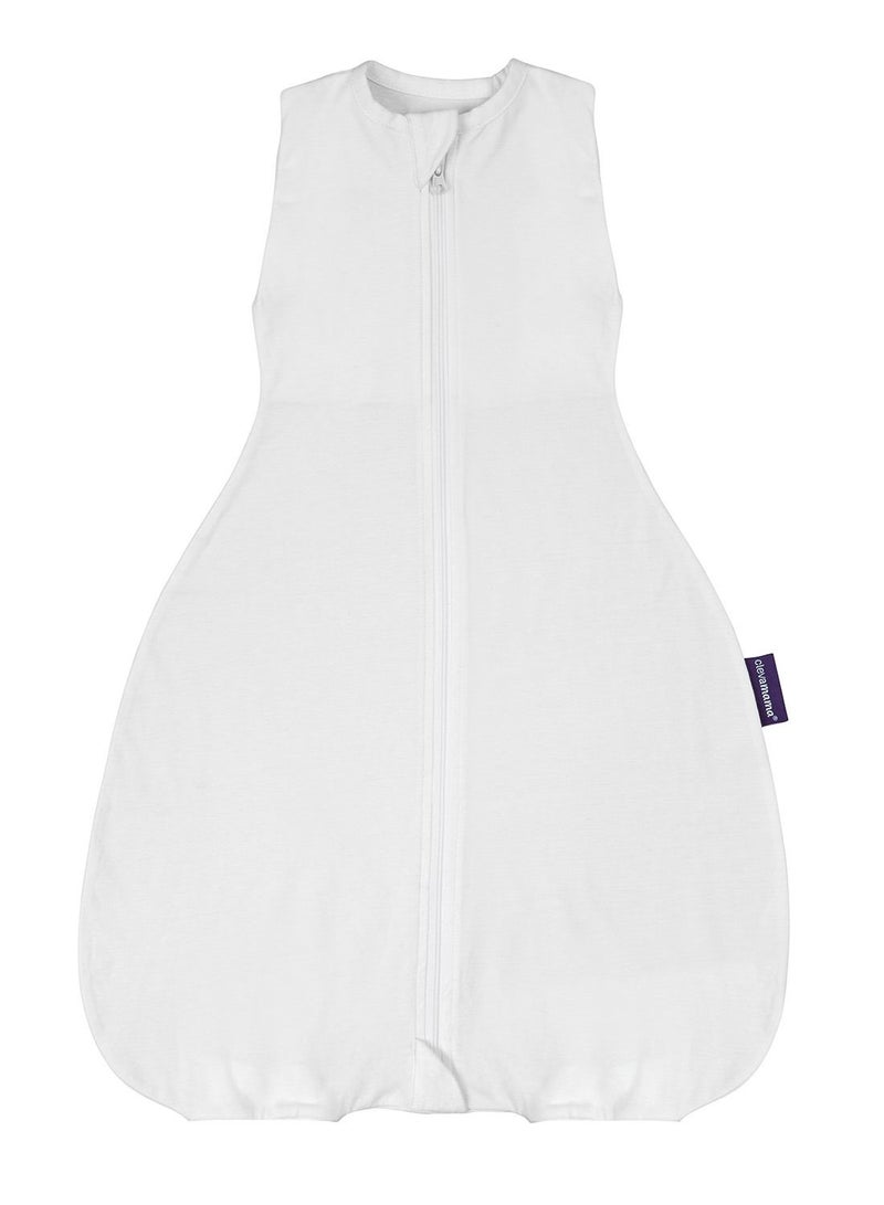 Clevamama 3 in 1 Nite Nite Romper & Sleeping Bag  1 Tog - White (0-9m) - Image 2