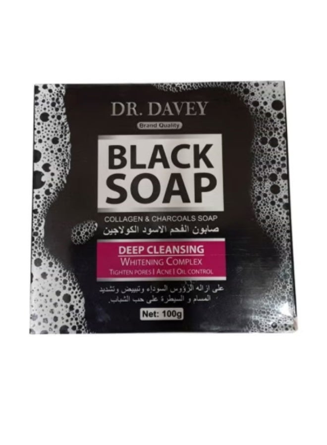 DR Charcoal Black Soap 100grams - Image 2