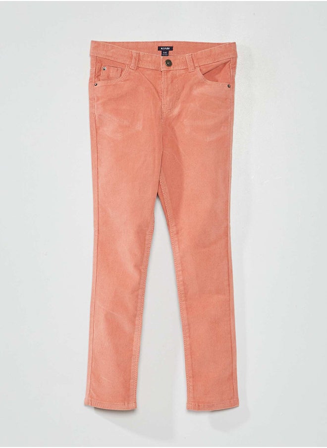 Kiabi Velour skinny pants  - Image 1